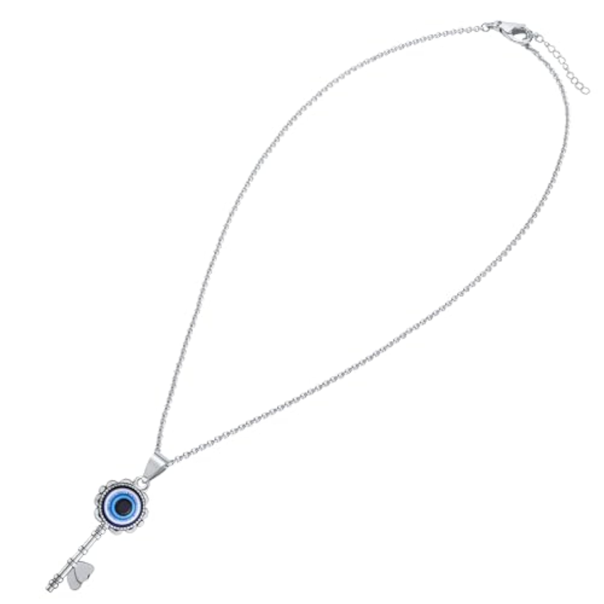 Unisex Evil Eye Chain Pendant Necklace